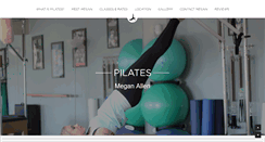 Desktop Screenshot of meganallenpilates.com